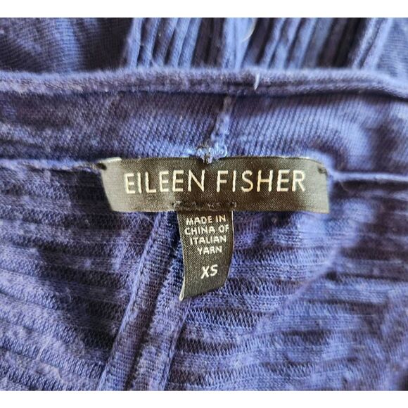 Eileen Fisher Lightweight Linen Blend Open Cardigan Size XS - Picture 5 of 6
